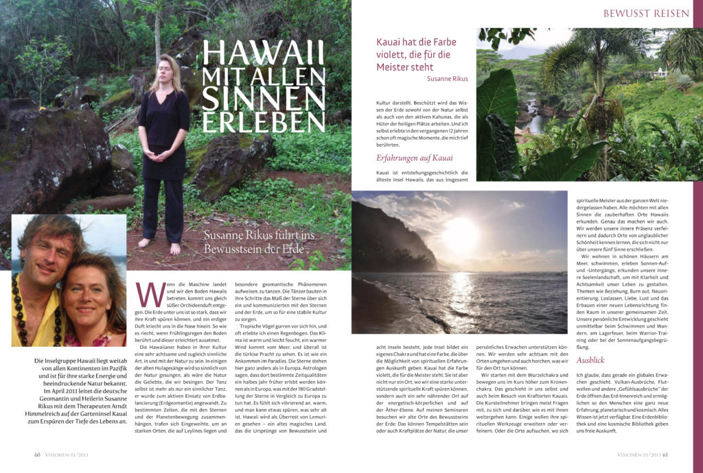 Susanne Rikus Hawaii Zschr Visionen Januar 2011 1